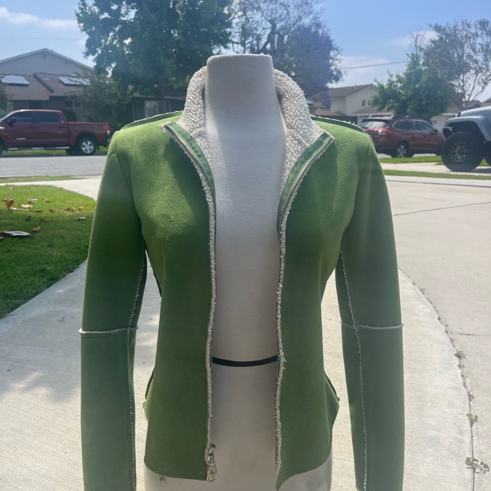 Vintage Green Velvet Jacket